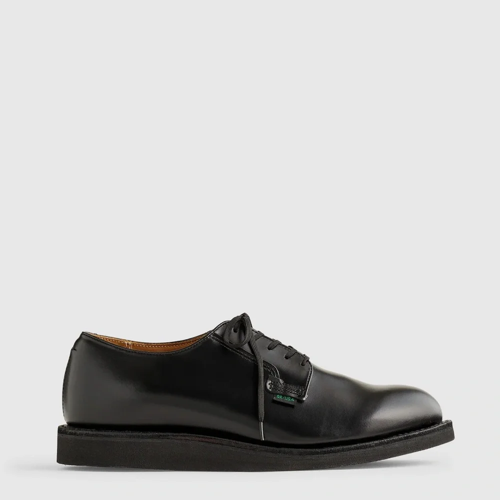 Red Wing® Postman‎ Oxfords (Derbys) in Black Chaparral Size 10 M $310 NH009